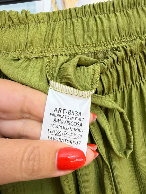 Pantaloni ampi beige fluido 🤍