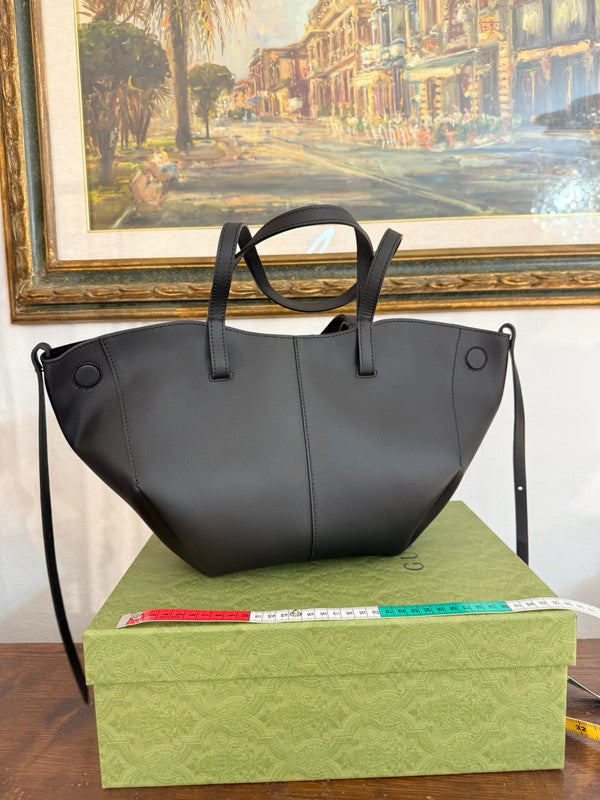 👜 Borsa nera in pelle Made in Italy