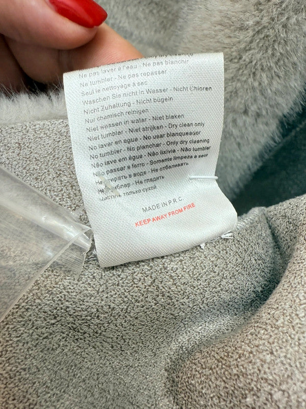 Giacca-poncho in ecopelliccia, taglia unica fino a 3XL