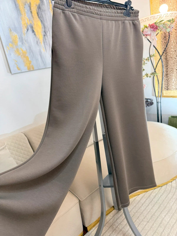 Pantaloni palazzo invernali cappuccino
