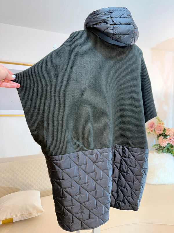 Gilet oversize con cappuccio – stile urban chic 🖤