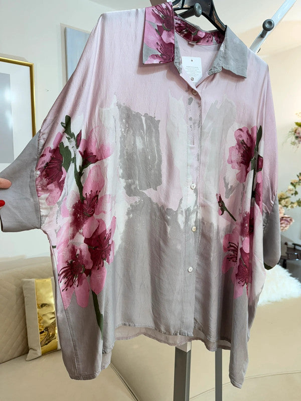 Completo blusa + pantalone viscosa floreale 🌸