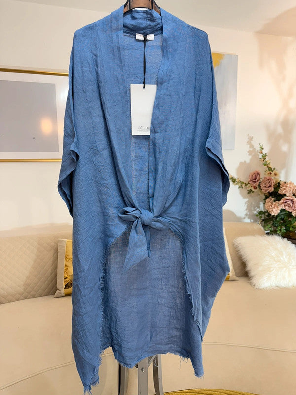 Cardigan oversize lino Made in Italy 💙