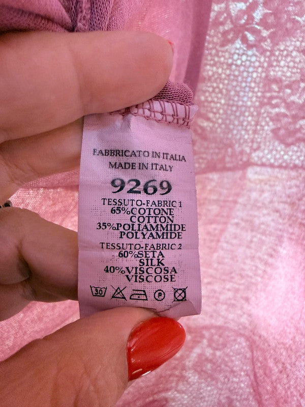 Vestito lungo in pizzo Made in Italy