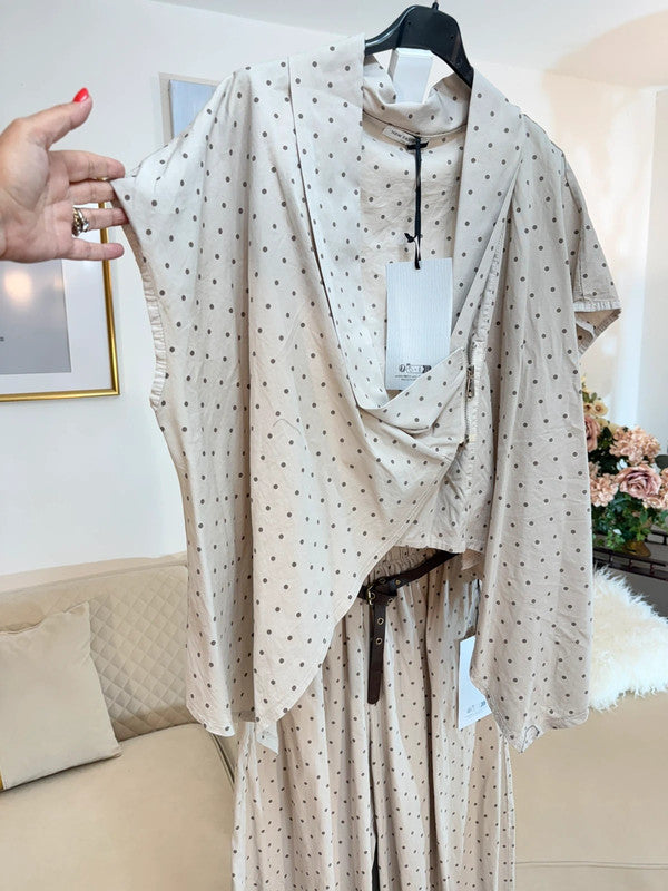 Completo oversize pois cotone Made in Italy
