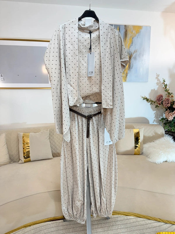 Completo oversize pois cotone Made in Italy