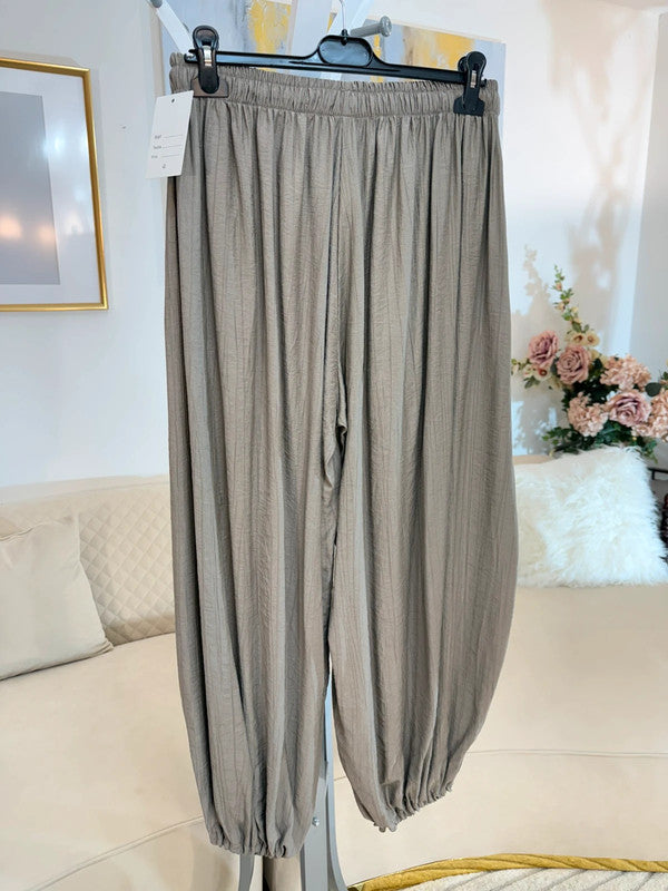 Pantaloni ampi beige fluido 🤍