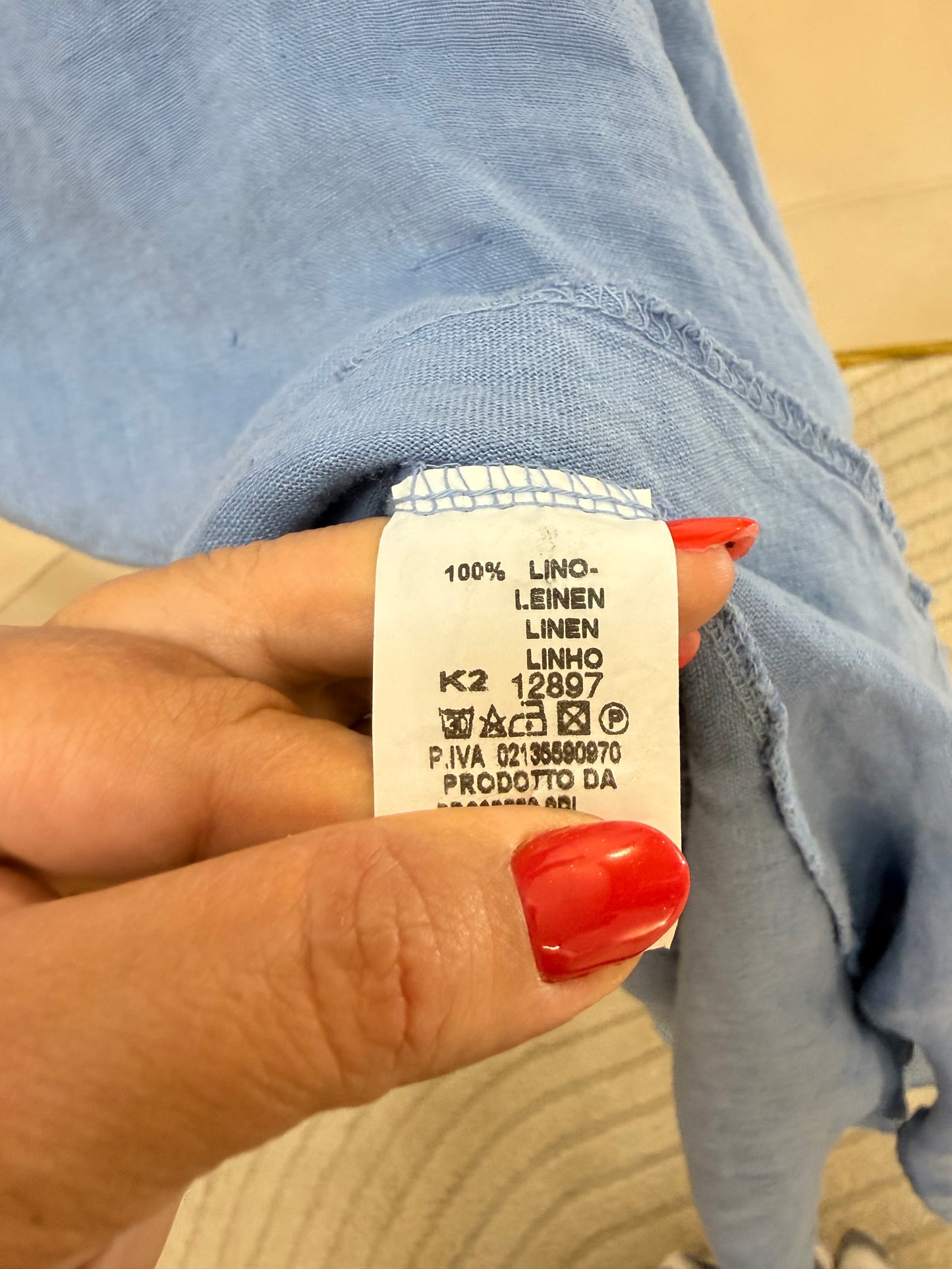 Vestito lungo lino