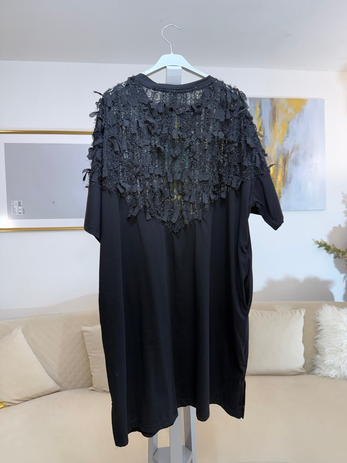 Abito nero curvy oversize 2XL - retro